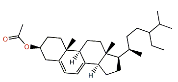 24-Ethylcholesta-5,7-dien-3b-yl acetate
